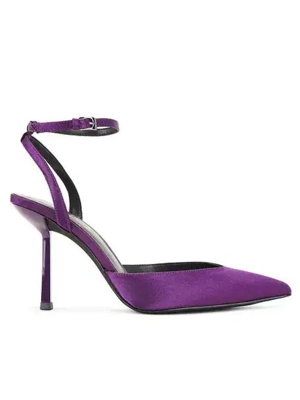 Michael Costello x REVOLVE Blythe Pointed Toe Sandals in Dark Purple